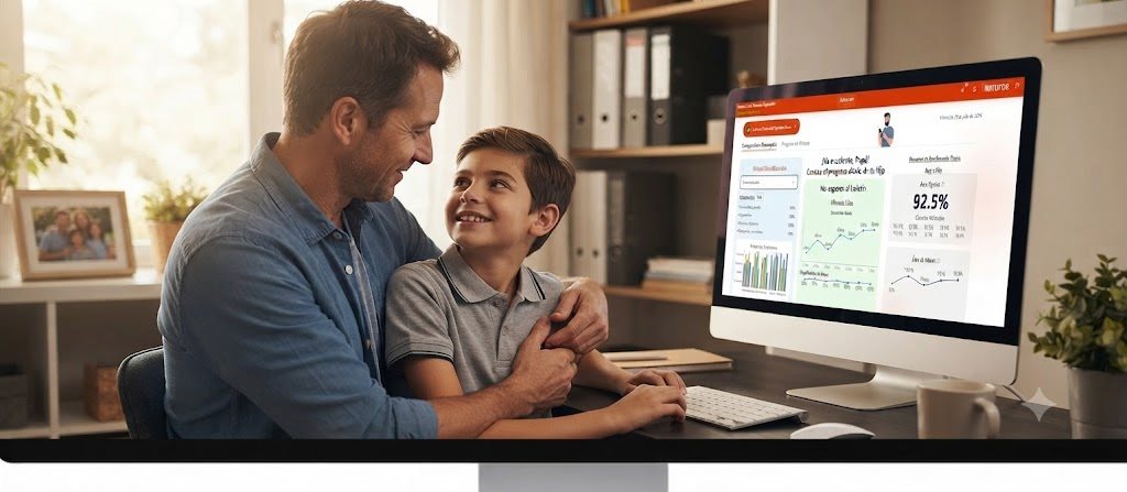 El padre sabe cómo va su hijo todos los días