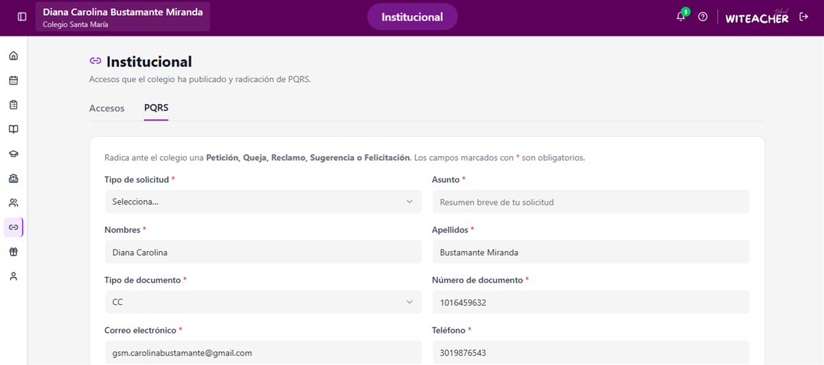 Institucional — i'Witeacher