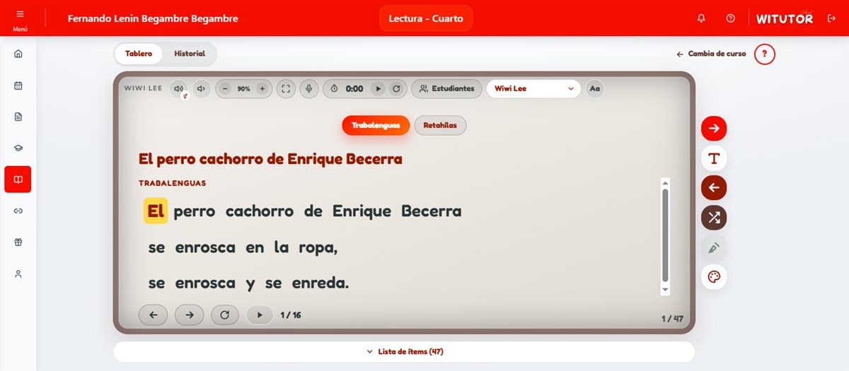 Paneles de activación — i'Witutor